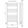 Полотенцесушитель электрический TERMINUS СИЦИЛИЯ П12 500x1000 (Sensor Quick Touch) 4670078526298